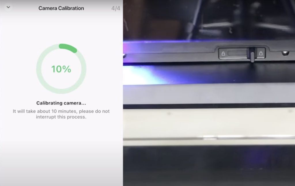 Calibrate the camera
